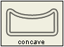 concave