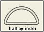 half cylinder